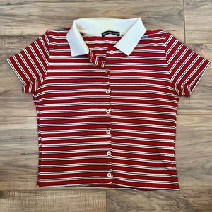 Brandy Melville Striped Collared Shirt